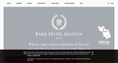 Desktop Screenshot of parkhotelarcevia.it